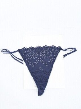 Victoria's Secret Pink V String Thong XXL Women Plus Size Panty VS Sheer Lace